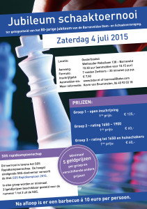 Zaterdag 4 juli - schaaktoernooi Barneveld