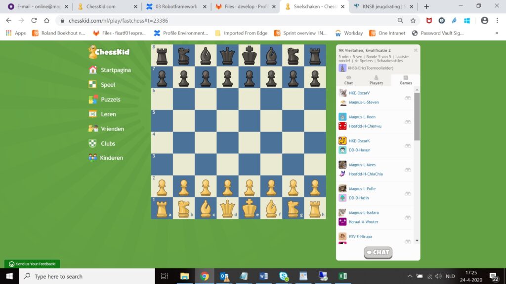 Chesskid toernooi